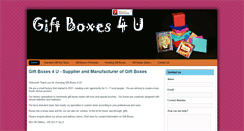 Desktop Screenshot of giftboxes4u.co.za